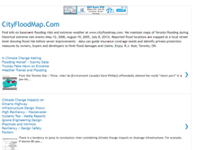 Tablet Screenshot of cityfloodmap.com